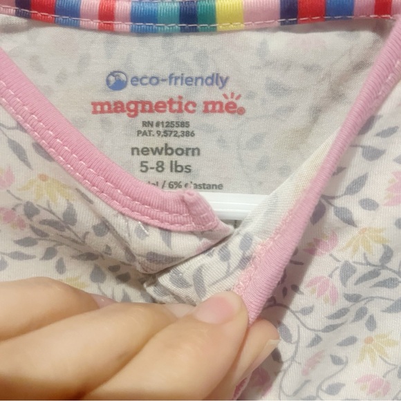 MAGNETIC ME AMELIA MODAL MAGNETIC FOOTIE WITH RUFFLE - Picture 6 of 7